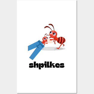 Shpilkes - Funny Yiddish Quotes Posters and Art